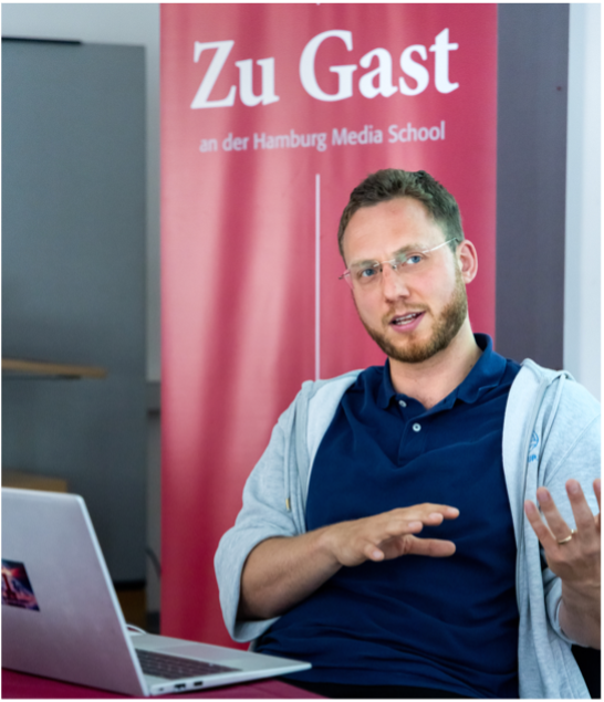 Arthur Erdmann vom AI.Startup.Hub Hamburg