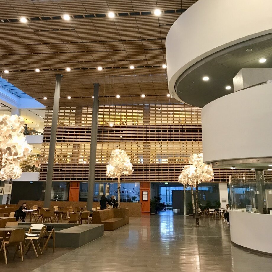 Der moderne South Campus der University of Copenhagen