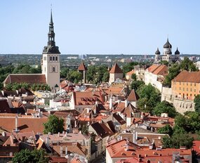 Ueber den Daechern von Tallinn