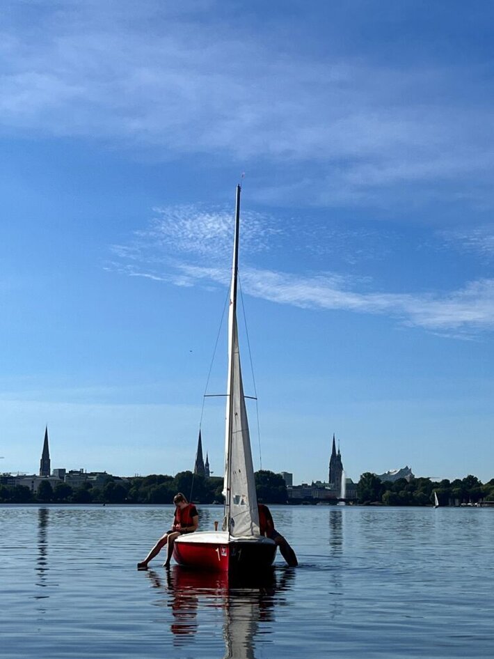 Pause auf dem Wasser