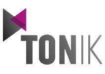 Logo TONIK Studio auf Weiss fuer web
